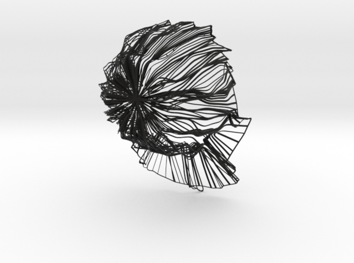 Unisex Abstract Hat 3d printed