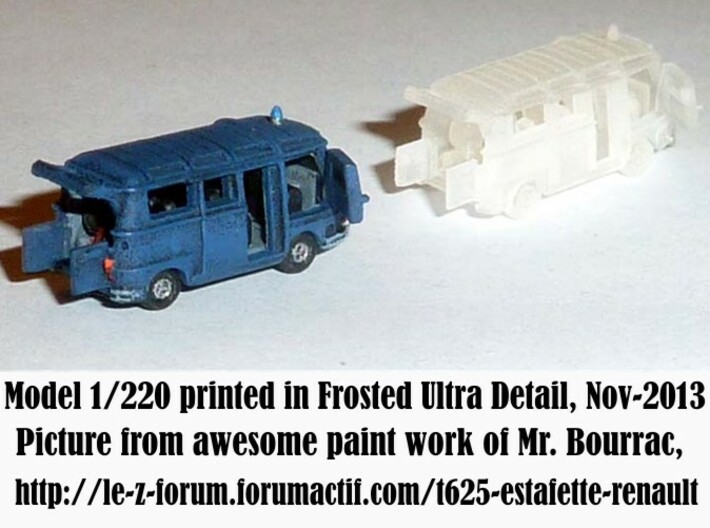 1-220 R-Estafette Microcar SET 3d printed 