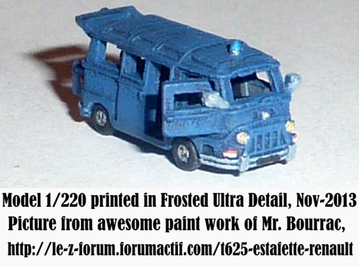 1-220 R-Estafette Fourgon SET 3d printed 