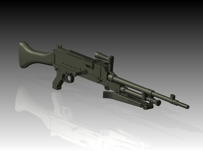M240 General Purpose machine gun 1/24 3d printed