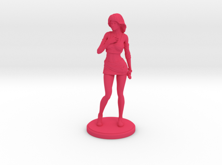 &quot;Dazzle&quot; (80's Inspired Pop Star) 6.4 inch Statue 3d printed