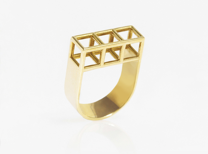STRUCTURE Nº 3 RING 3d printed