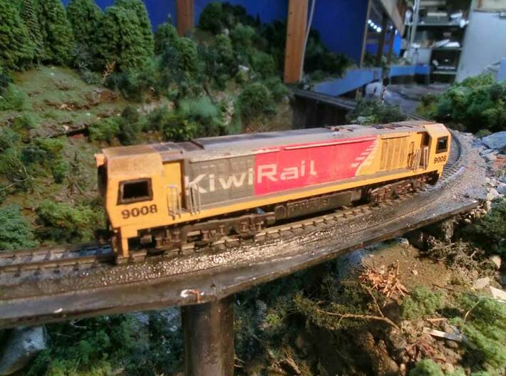 NZ120 KIWIRAIL DL CLASS incl Bogie Sideframes 3d printed Printed in FUD, handrails, airhoses, couplers &amp; decals added
