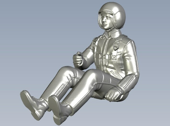 1/24 scale NATO aircraft pilot figure 3d printed 