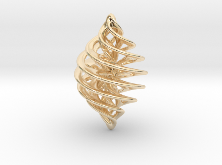 Entanglement Bauble 3d printed