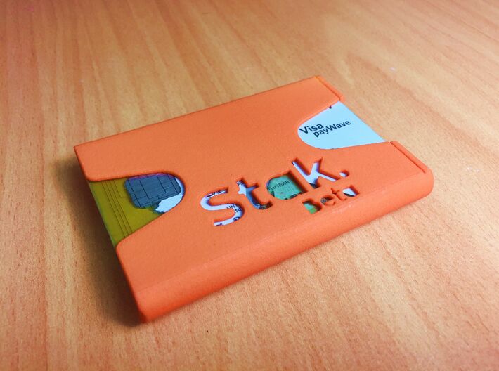STAK Beta - Minimalist Wallet 3d printed