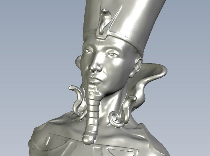 1/9 scale Pharaoh Egyptian king bust 3d printed 