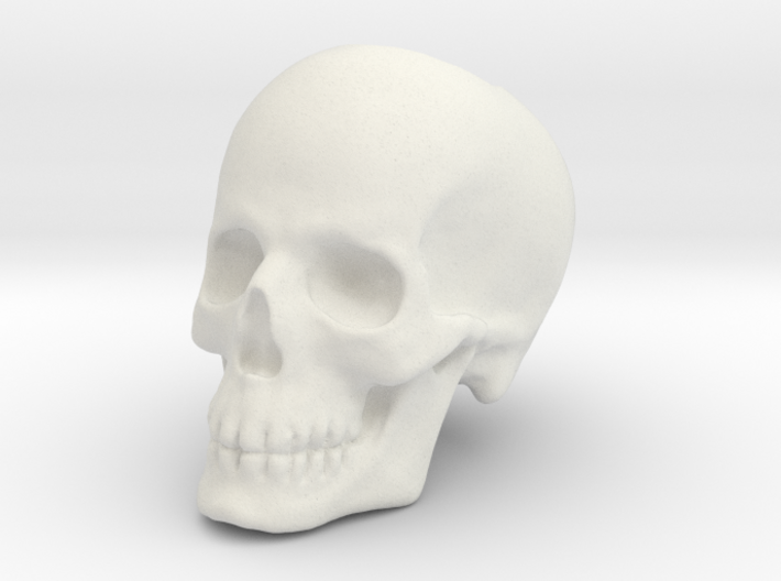 Skull Bead 3d printed