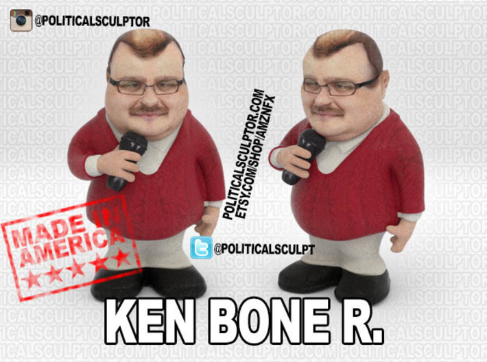 Ken Bone R. Inaction Figure 3d printed