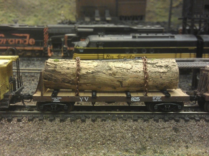 Yosemite Bulk Head Log Car - N Scale 1:160 3d printed