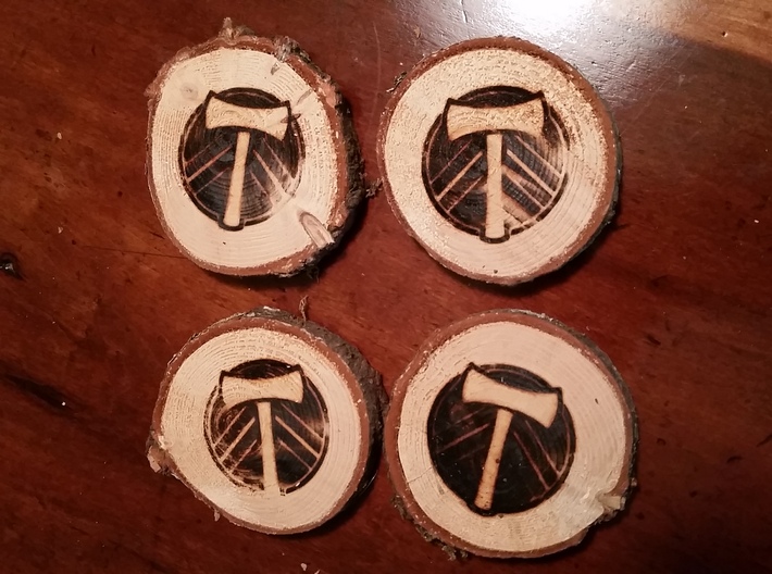 Portland Timbers Branding Iron 3d printed