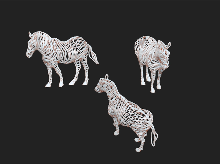 Zebra 3d printed
