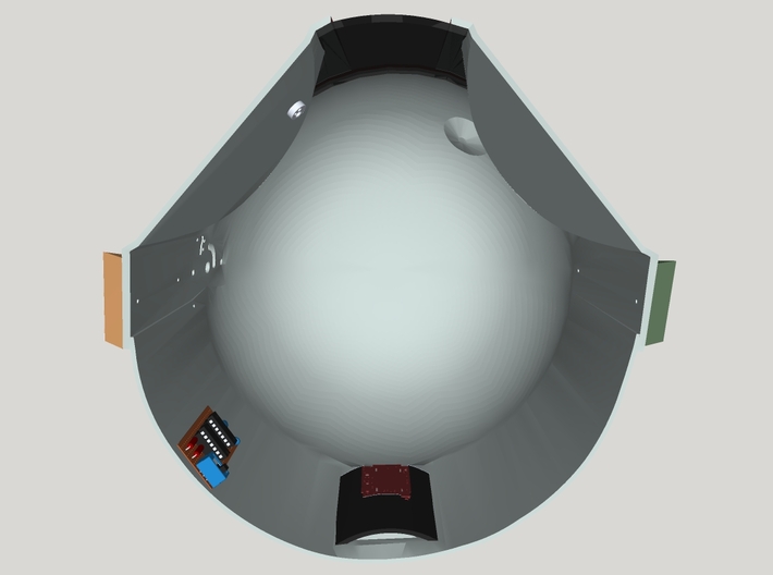 Boba Fett ESB Helmet 1/4th Scale With Visor 3d printed 