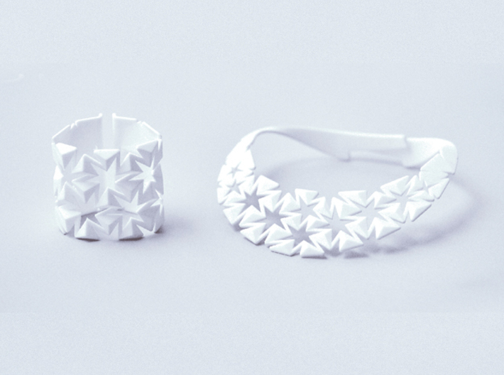 Bangle Auxetic 3d printed 