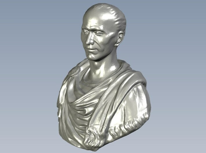 1/9 scale Roman general Gaius Julius Caesar bust 3d printed 