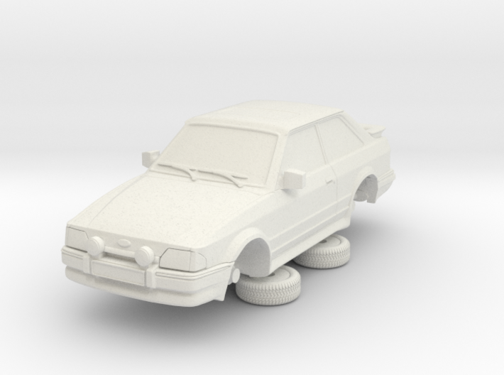 Ford Escort Mk4 1-87 2 Door Rs Turbo Hollow (repai 3d printed