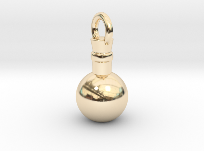 Potion Pendant/Keychain 3d printed