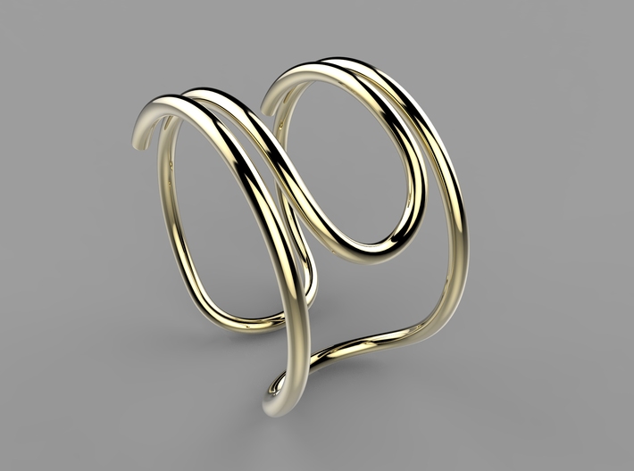 Paperclip Ring 3d printed