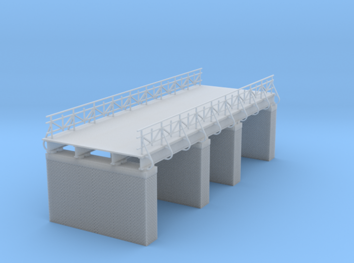 European Railroad Bridge Zscale 3d printed railroad or highway bridge Z scale