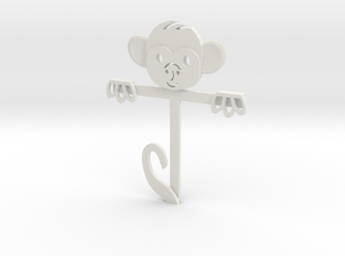 Monkey Gift Card Holder 3d printed
