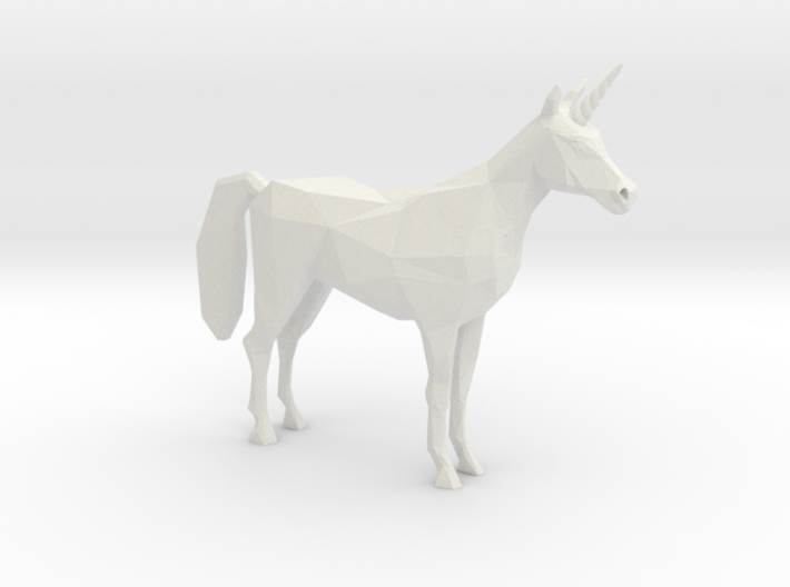 Lowpoly Unicorn 3d printed