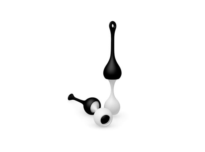 Drops - Black and White 3d printed