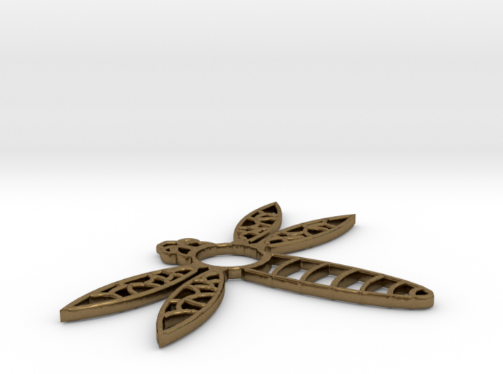 Dragonfly Pendant 3d printed