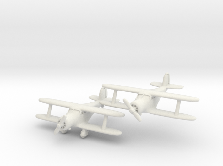 Beech UC-43 Traveler (Pair) 1/285 6mm 3d printed 