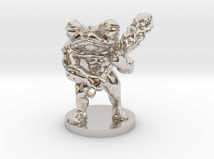 Toad Warrior for Dungeons and Dragons 3d printed