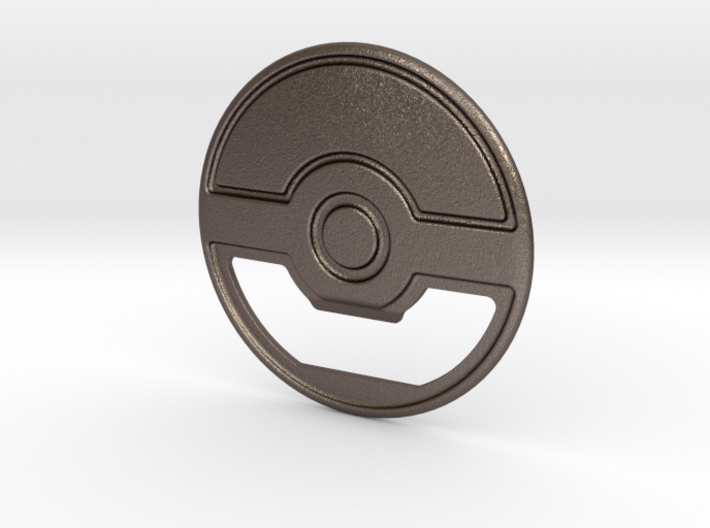 PokeBall Bottle Opener 3d printed