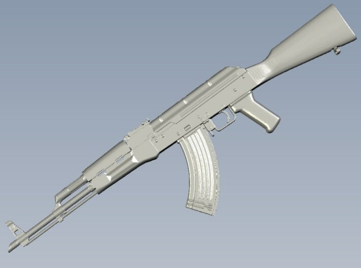 1/16 scale Avtomat Kalashnikova AK-47 rifles x 3 3d printed 