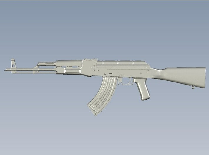 1/24 scale Avtomat Kalashnikova AK-47 rifles x 3 3d printed 