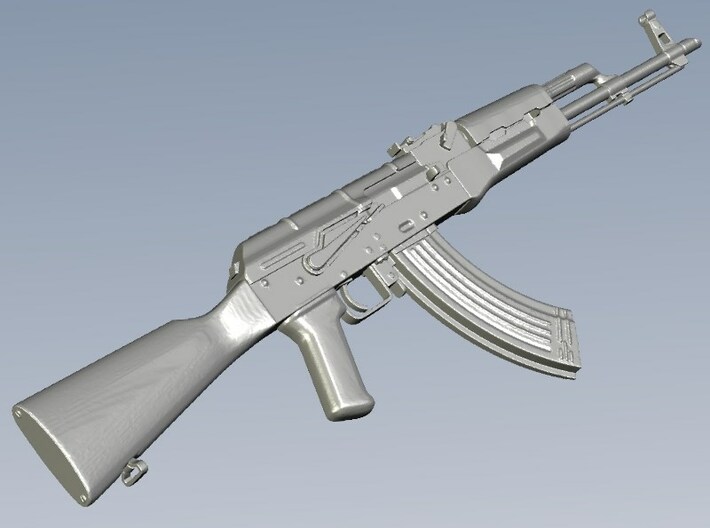 1/18 scale Avtomat Kalashnikova AK-47 rifles x 3 3d printed 