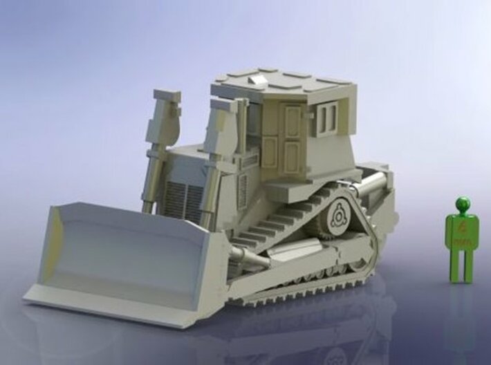 Armored Dozer Doobi 1/100 Scale 3d printed 