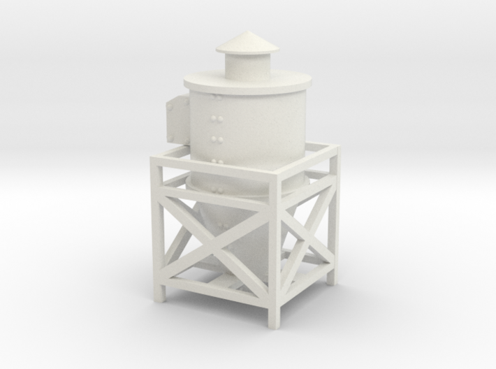 Dust Collector Style #2 Rooftop or Wall HO Scale 3d printed