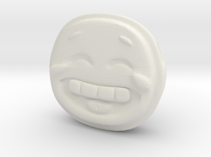 Happy Tears EMOJI Face Pendant Charm 3d printed