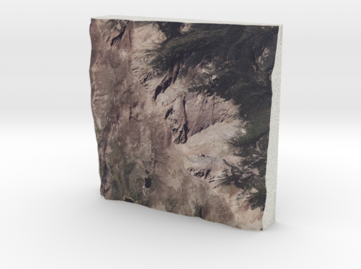 Pikes Peak, Colorado, USA, 1:25000 3d printed 