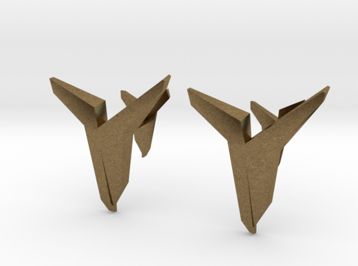 YOUNIVERSAL Asymetric, Cufflinks 3d printed