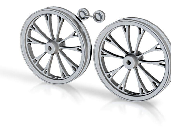 17 V Series Dragster Wheel 1-16 Pair 3d printed