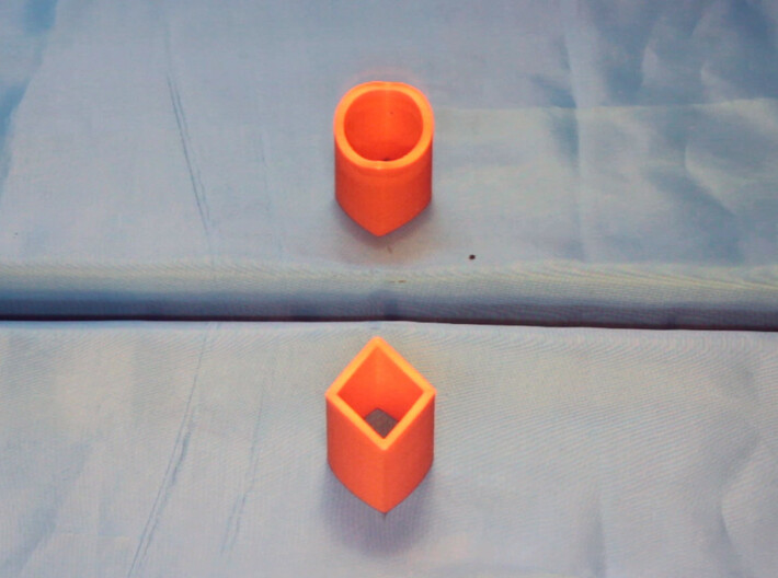 Ambiguous Cylinder Illusion 3d printed
