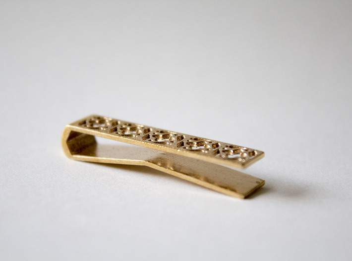 Gothic Tie Bar - 1.5 in 3d printed 