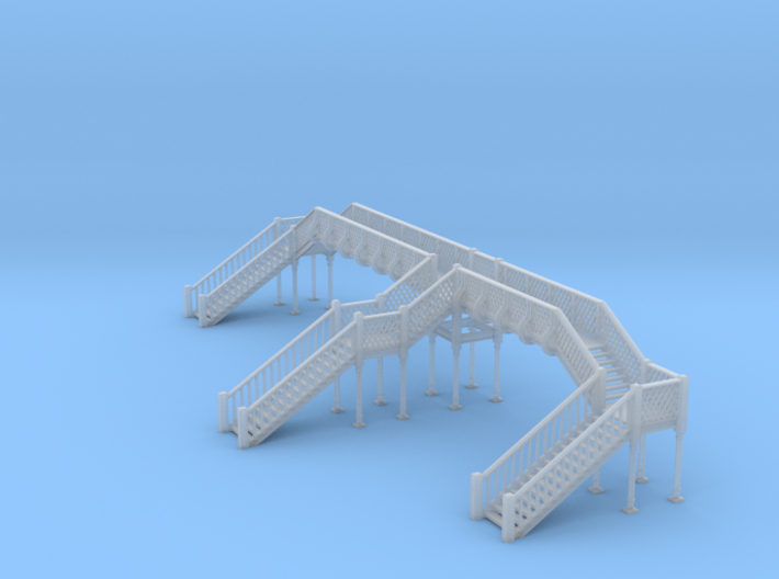 Footbridge 3 N Scale 3d printed