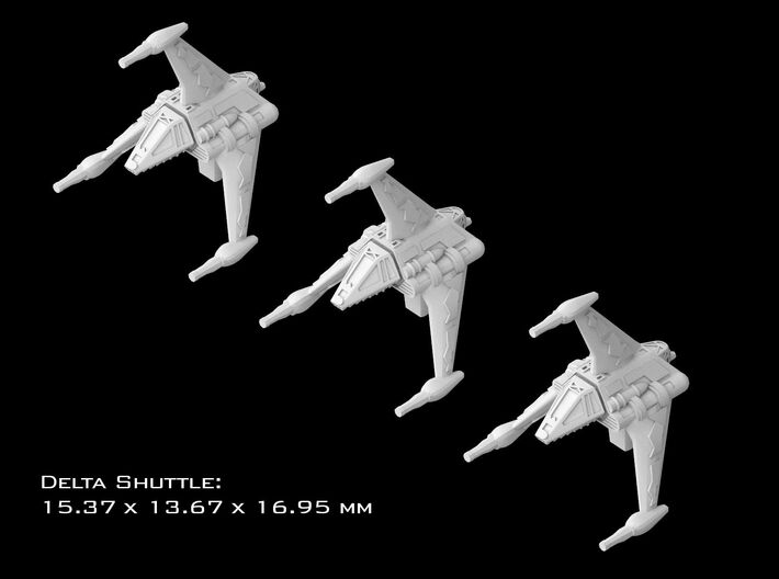 (Armada) 3x Delta Shuttle 3d printed