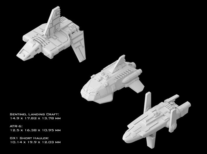 (Armada) Transports Set II 3d printed