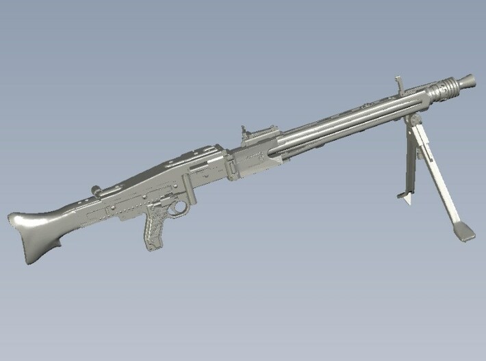 1/4 scale WWII Wehrmacht MG-42 machinegun x 1 3d printed 