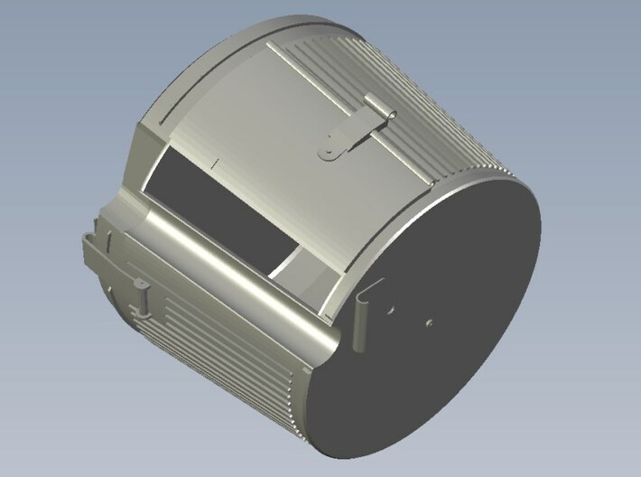 1/4 scale WWII Wehrmacht MG-42 drum magazines x 3 3d printed 