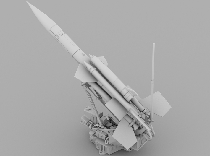 1:87 : BloodHound Missile, Launcher & Pad 3d printed 