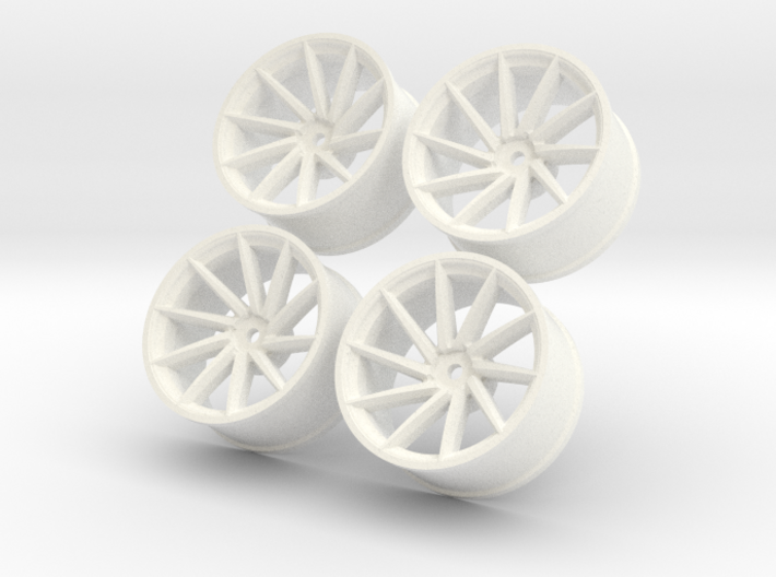 1/10 Touring Car Vossen CVT Wheels Set 3d printed