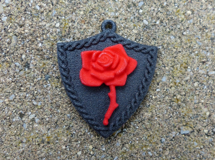 Bleeding Rose Shield - Piece 2 of 2 3d printed Rose only