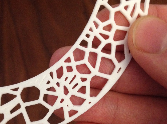 Voronoi Möbius Strip 3d printed 